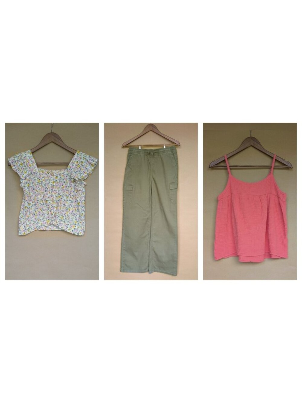 Florals, Gauze & Cargo Mix — Sizes 16–18